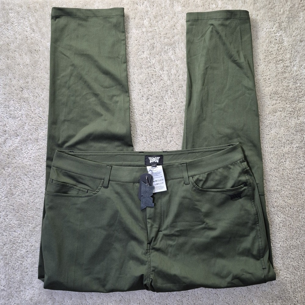 Parsons Xtreme Golf Slim Trouser 38/32 PXG Performance Stretch Pant Logo Luxury